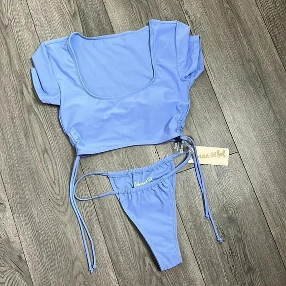 Cabana del Sol Blue Small Swim Set - Picture 10 of 14